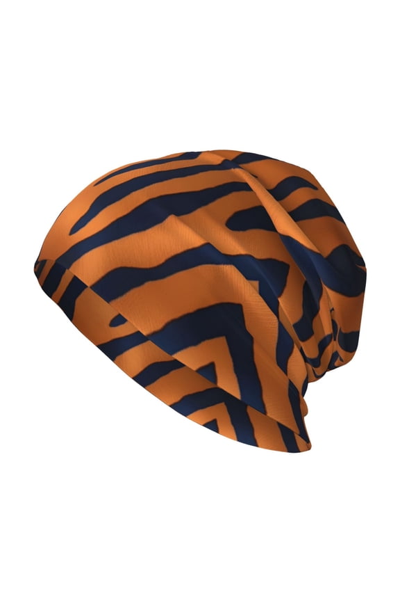Beanie Hip-Hop Running Beanie Hat Adult Tiger Print Animal Print Skull Cap For Men Women