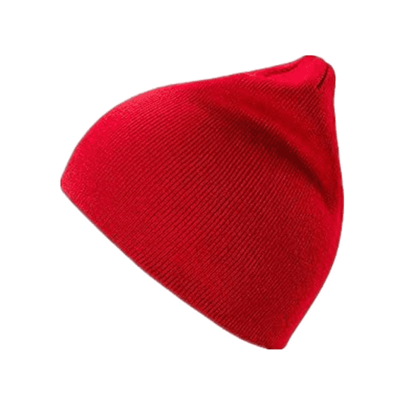 Beanie Knit Hat Winter Knitted Cap Stocking Hat Skull Cap for Men and Women Red