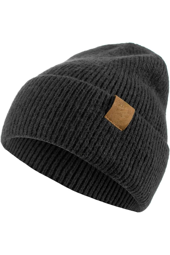 Beanie Men Slouchy Knit Skull Cap Warm Stocking Hats Guys Women Striped Winter Beanie Hat Cuffed Plain Hat