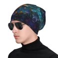 thumbnail image 1 of Beanie for Men and Women, Neon Seahorse Underwater Realm Cozy Winter Hat Beanies Hats Skull Cap, Soft Cool Knit Hats for Women Men Men's Skullies & Beanies, 1 of 5