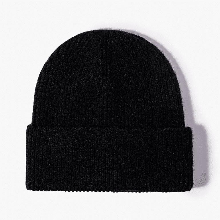 Cuffed Plain Skull Knit Cap Cuffed Plain Skull Beanie Hat / Cap Winter Unisex Knit Hat  main image 4