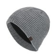 thumbnail image 1 of Beanie for Men Women Warm Winter Knit Cuffed Beanie Men's Warm Knitted Short Knitted Knitted Wool Hat With Thick And Coarse Texture Winter Plush For Men's Outdoor Hats Gray, 1 of 8