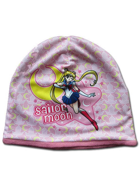 Beanie - Sailor Moon - Pink Sublimation Cap Hat Anime ge88098