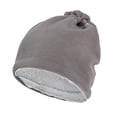 thumbnail image 1 of Beanie Sleep Cap Breathable Skull Cap Cycling Cap Winter Hats for Women Cotten Blend Slouchy Beanie Skull Cap Running Hat Lined Beanie Satin Skull Cap Bonnet for Men Beanie for Men Gray One Size, 1 of 2