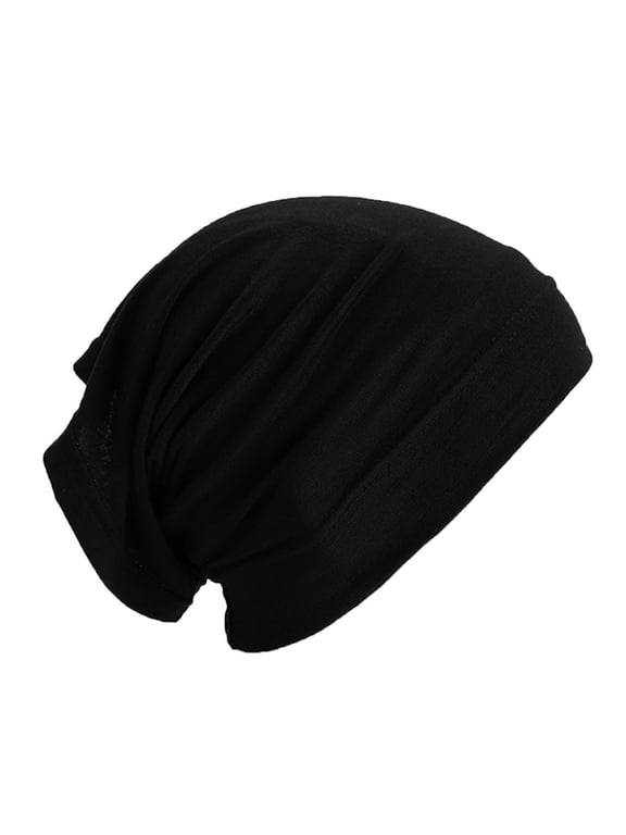 Beanie Sleep Cap Winter Hats for Women Early Fall Fashion Skull Cap Elasticity Soft Running Hat Bonnet for Men Cycling Cap Cotten Blend Breathable Skull Cap Wave Cap Beanie for Men Multicolor