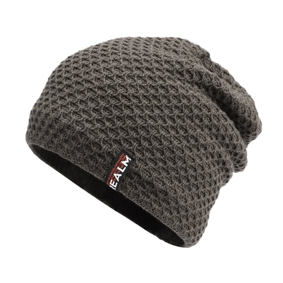 Beanie for Women Knit Chunky Snow Cap Knitting Skull Beanies Soft Lightweight Turbans Rib Knit Beanie Soft Slouchy Warm Cuffed Holiday Collection Brown One Size
