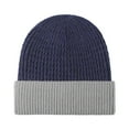 thumbnail image 1 of Beanie for Men Warm Knitted Hat Thickened Fleece Lined Hats Winter Versatile Outdoor Skull Cap Navy, 1 of 2