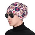 Beanie for Men and Women, Skull lips record Guitar Soft Winter Hat