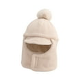 thumbnail image 1 of Beanie for Toddler Boys Girls Elegant Baby Beanie Knit Winter Hat for Kids Beige 1-4 Years, 1 of 5