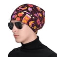 thumbnail image 1 of Beanie for Women Men, Festive Carnival Party Elements Soft Beanie Hats Winter Knit Caps Unisex Ski Hat, 1 of 5