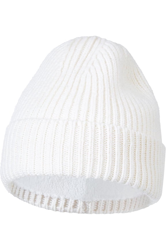 Beanie for Women Men, Unisex Wool Knit Warm Fleece Lined Cuffed Winter Hat Cap 1Pack