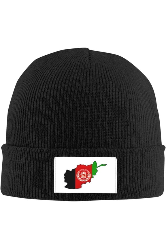 Beanies Afghanistan Flag Winter Knit Hat Stretchy Skull Cap Soft for Men Women