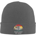 thumbnail image 1 of Beanies,Best Dad by Par Dad Disc Golf Beanie Hat for Women Men Knit Skull Cap Winter Hat Knitted Hat Slouchy Hat Black, 1 of 7