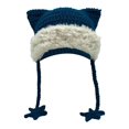 thumbnail image 1 of Beanies Cat Beanie Y2k Beanie Goth Knit Hat Grunge Crochet Hats for Women y2k Accessories,One Size, 1 of 4