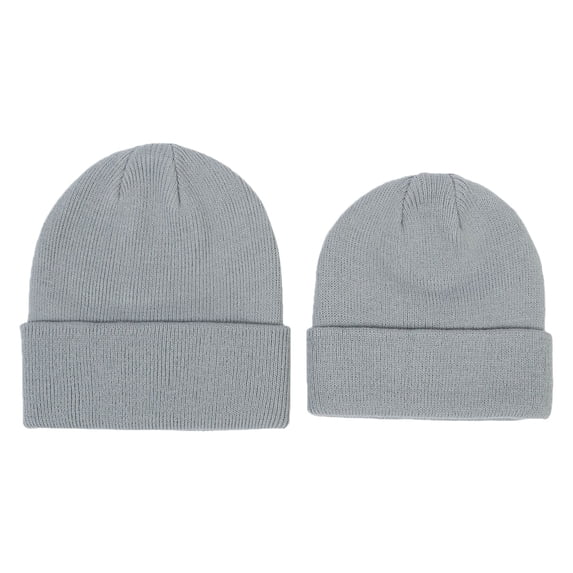 Beanies Hats for Toddlers Knitted Slouch Skull Cap 0-6 Years Boys & Girls Casual Solid Color Stretchy Thermal Warm Hat
