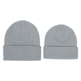 thumbnail image 1 of Beanies Hats for Toddlers Knitted Slouch Skull Cap 0-6 Years Boys & Girls Casual Solid Color Stretchy Thermal Warm Hat, 1 of 2