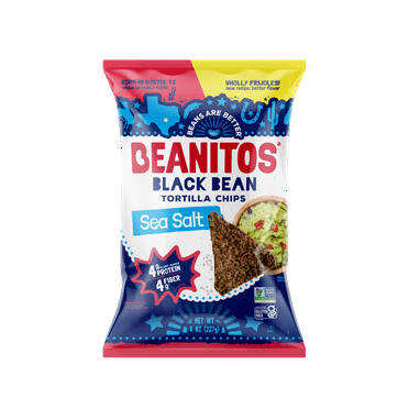 Beanitos Black Bean Sea Salt Tortilla Chips, 8 oz