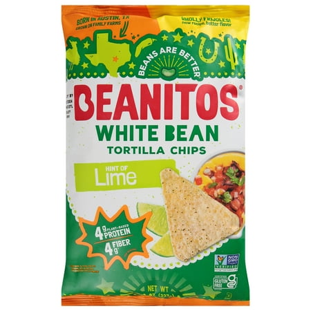 Beanitos Hint of Lime White Bean Tortilla Chips 8oz