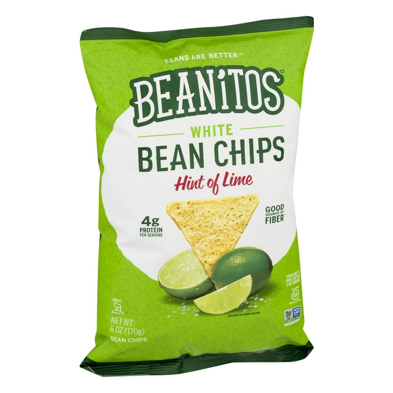 Beanitos White Bean Chips with Hint of Lime and Sea Salt, 5
