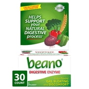 Beano Gas Prevention and Digestive Enzyme Supplement, 30 CT Pack - 1