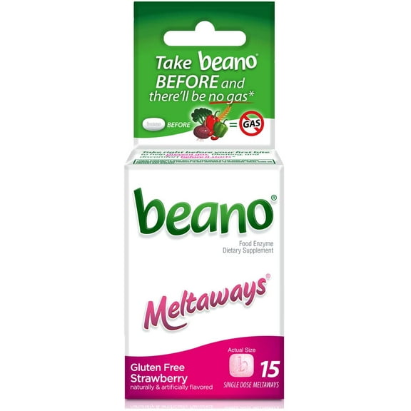 Beano Meltaways Strawberry 15 ea (Pack of 7)