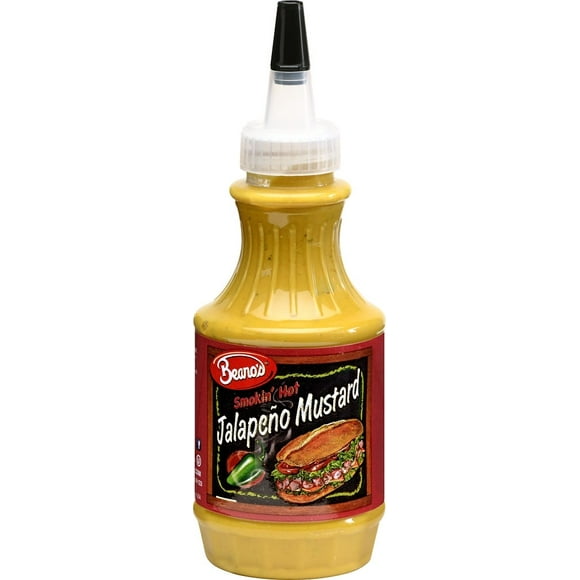 Beano's Jalapeno Mustard, 8 OZ, 12 Pack