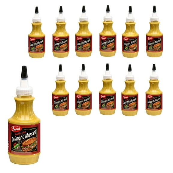 Beano's Jalapeno Mustard, 8 OZ, 12 Pack