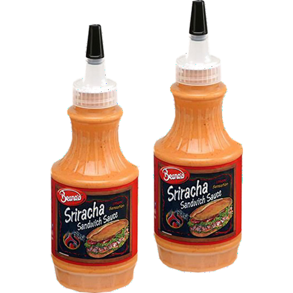 Beano's Sriracha Sandwich Sauce, 2-Pack 8 fl. oz. Bottles