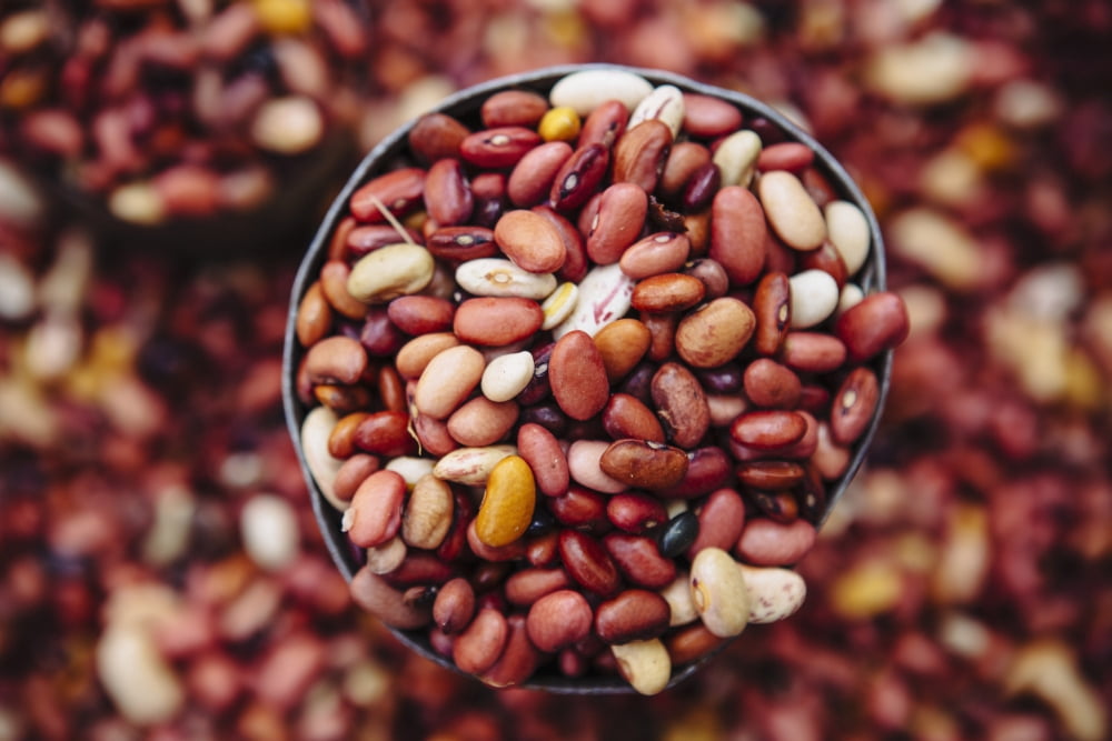 Beans for sale in the old City of Harar in Eastern Ethiopia Harar Ethiopia Canvas Art - Toby Adamson Design Pics (38 x 24)
