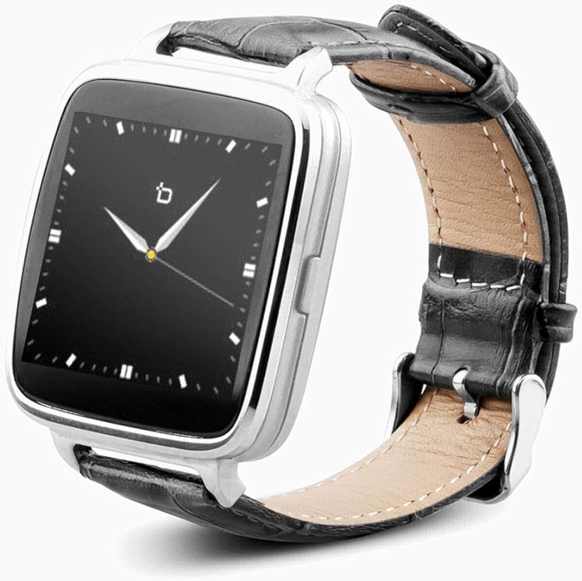 Beantech Smart Watch, Compatible with Apple and Android, Silver Face ...