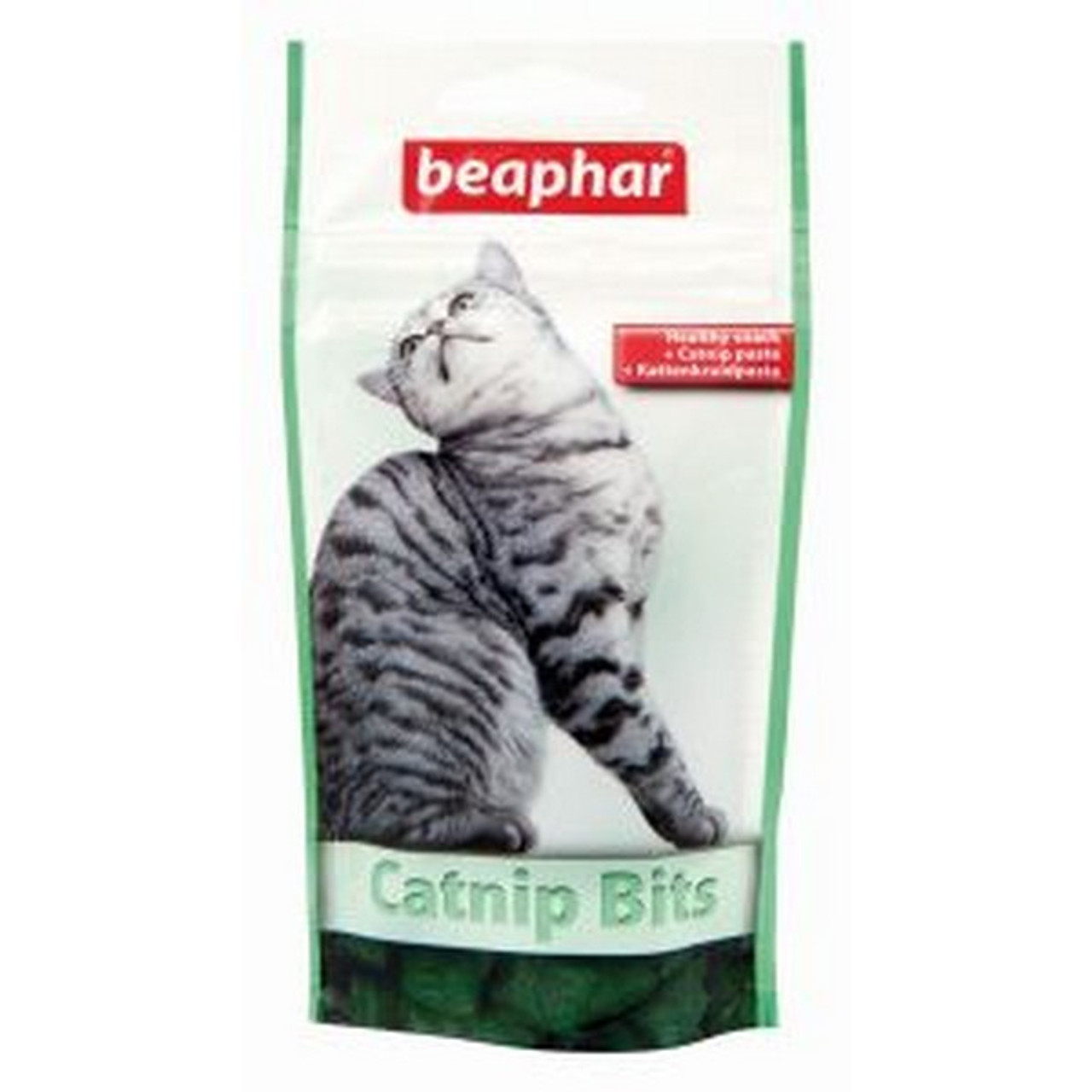 Beaphar Catnip Bits Cat Food 75 Treats Case of 18
