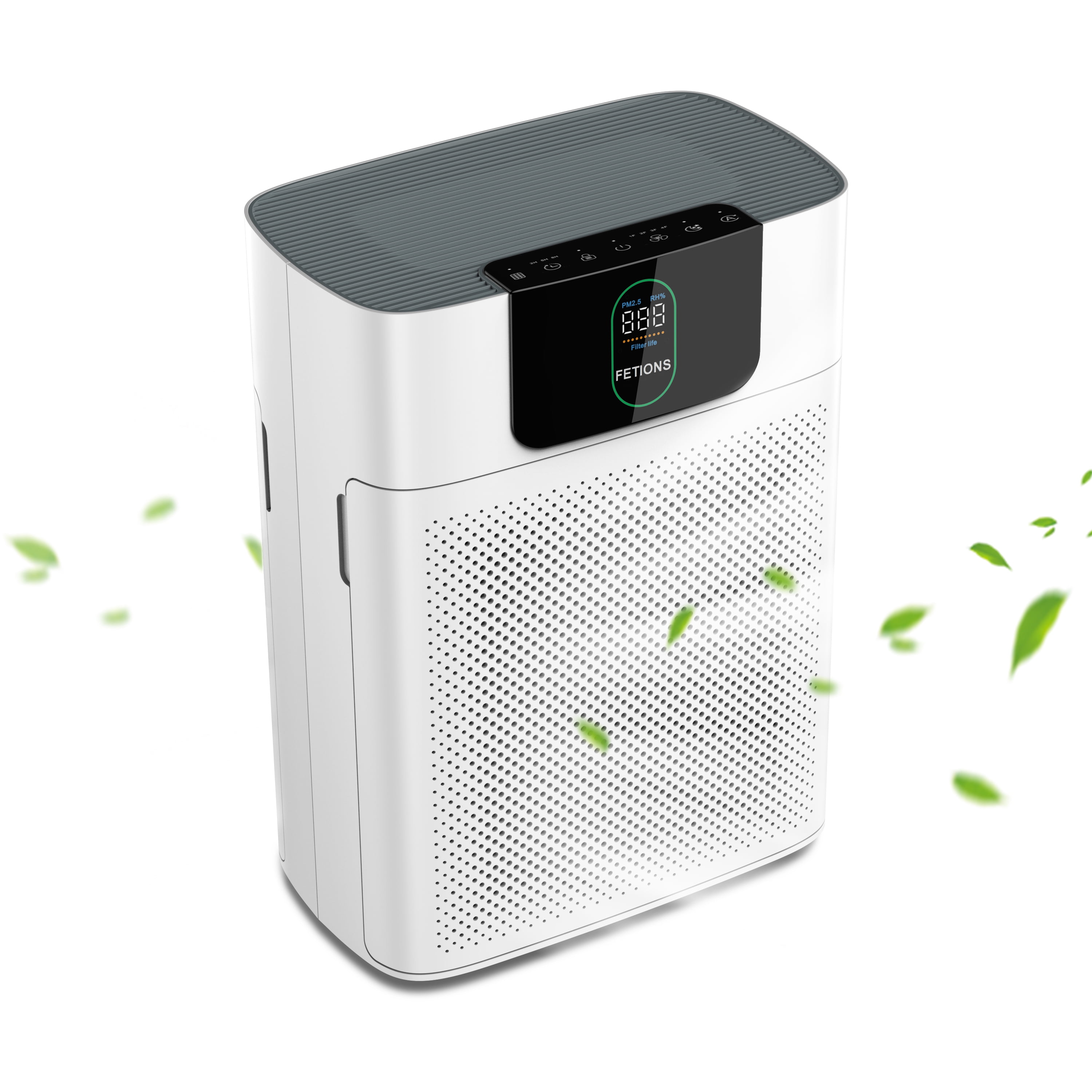 Beaquicy 4866 Air Purifier HEPA Air Cleaner with 2 Replacement Filter