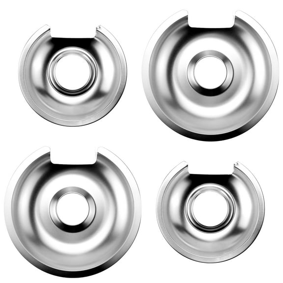 Beaquicy 715877 and 715878 Replacement Range Cooktop Drip Pans for Electric Surface Burner