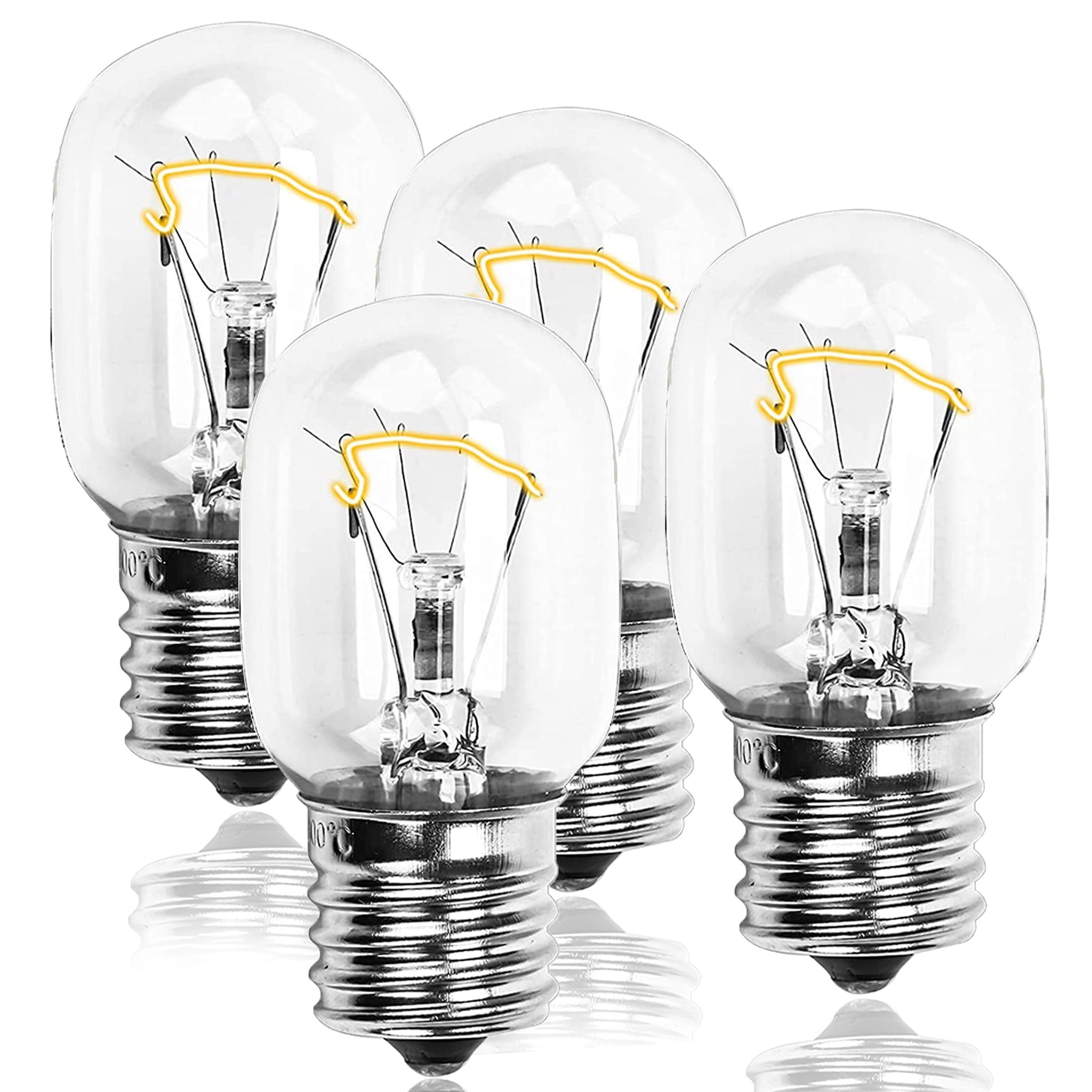 Microwave Light Bulbs Under Hood Dimmable, E17 LED Bulbs 3W Replace 120V  40W Appliance Bulb Over Stove, Whirlpool Microwave Light Bulb, KEI 8206232a