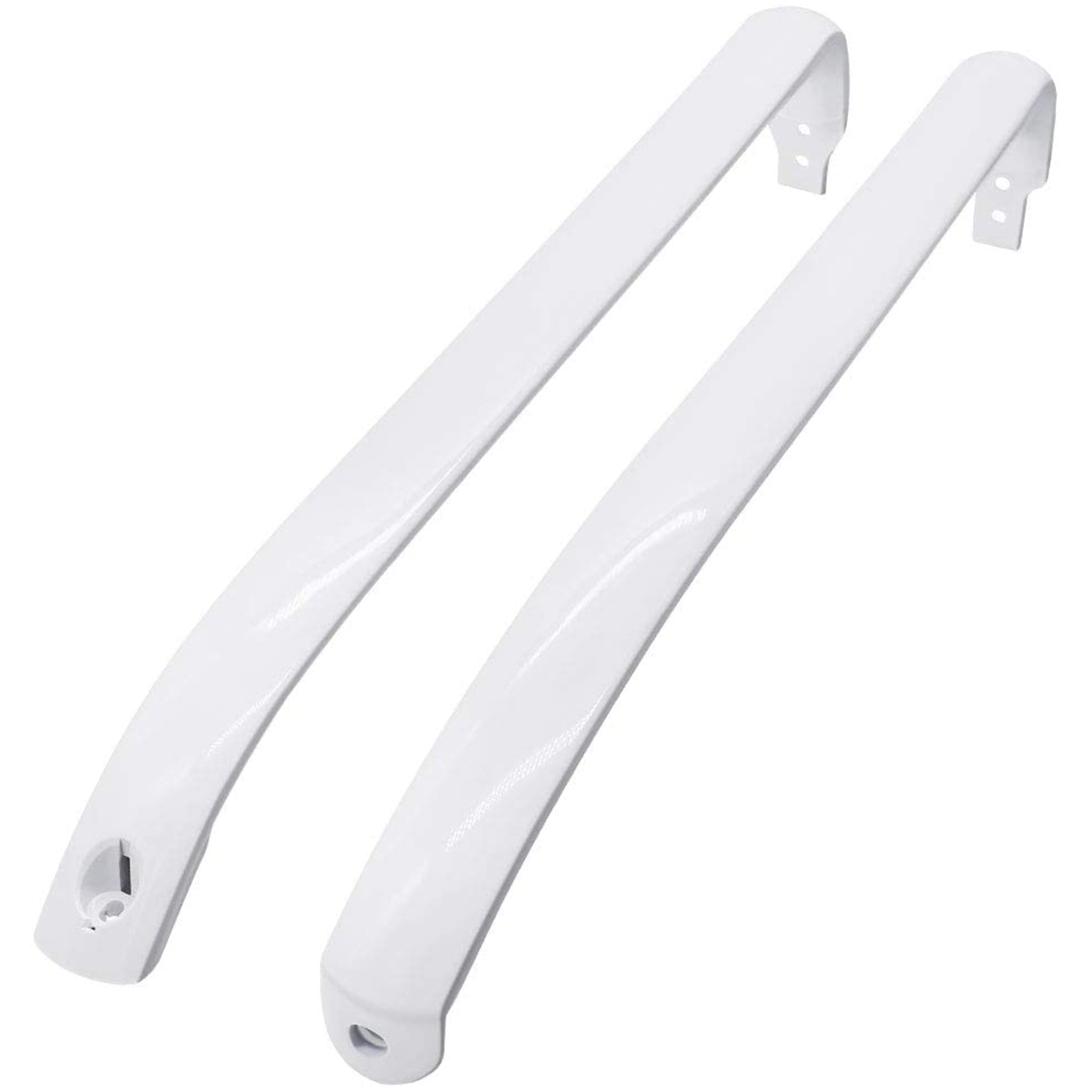 Beaquicy Refrigerator Door Handle Set for GE Freezer WR12X22148 White