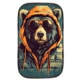 thumbnail image 1 of Bear 12.5x8.2 Inch Soft Comfortable Furry Printed Car Armrest Cover Pad Accessory, 1 of 6