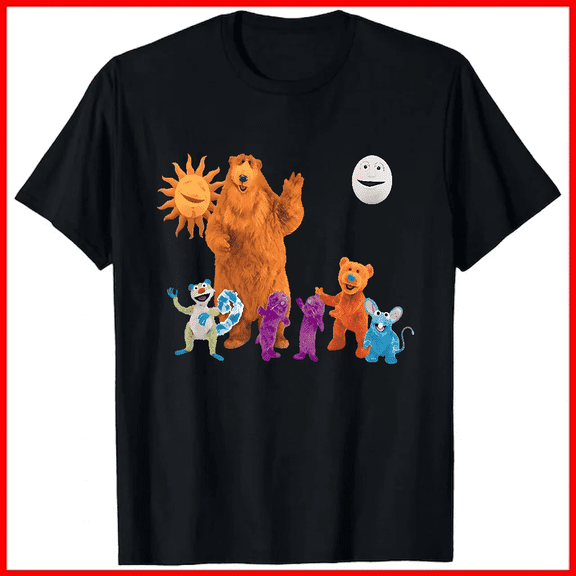 Bear And Friends Big Blue House Retro Family Kids Nostalgia Unisex T-shirt V18886, up to size 5XL