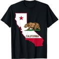 thumbnail image 1 of Bear And Map California T-Shirt, 1 of 3