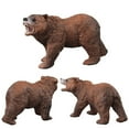 thumbnail image 1 of Bear Animal Toys, Preschool Educational Animal Figurines, Lifelike Resin forest Animal Models for Kids, Solid Safe Washable Bath Toy, Unique Hand-Painted Collectible Gift for Children 3+ Years, 1 of 6