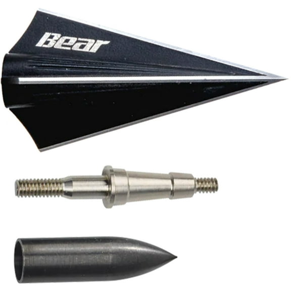 Bear Archery 3 Blade Razor Head Vws Broadhead Kit 150-250 Grain - 3/Pack