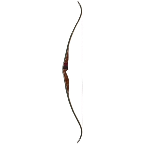 Bear Archery 59 Kodiak RH Traditional Recurve Bow, Shedua Riser, Green Fiberglass, Dynaflight 97 String (AK2135SR)