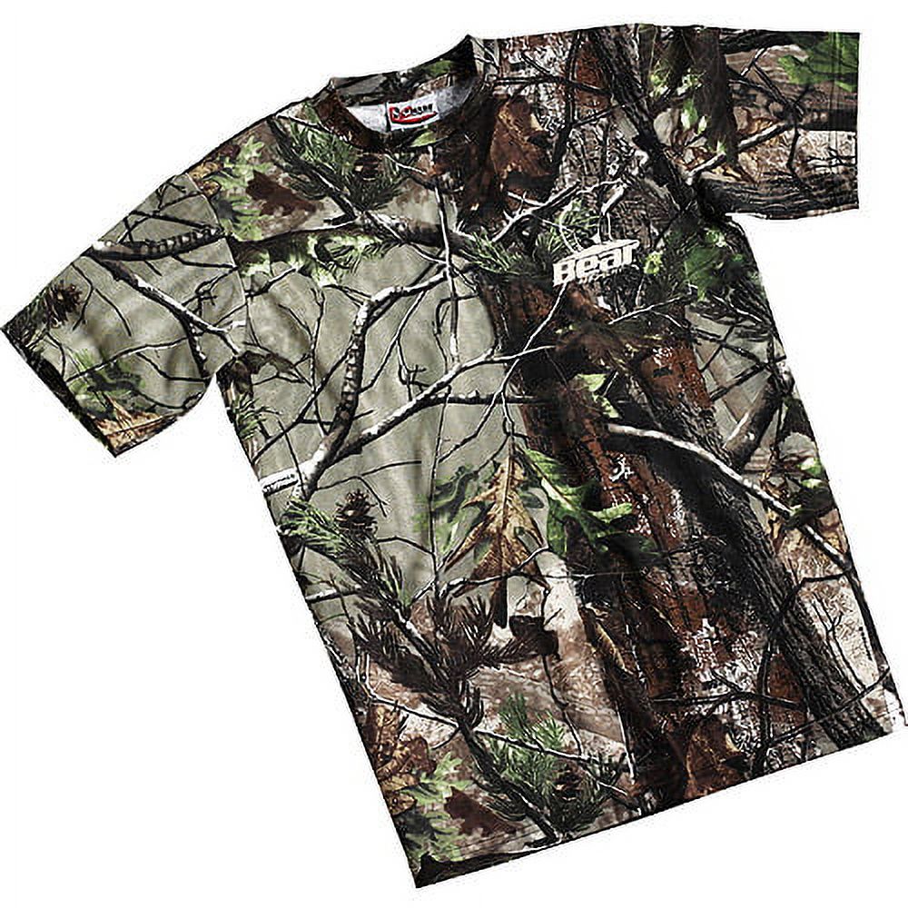 APA Green Camo Logo T-Shirt - APA Archery