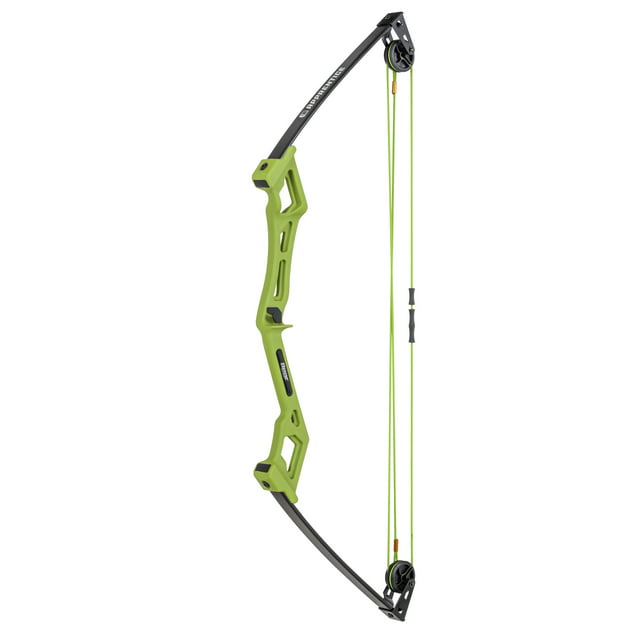 Bear Archery Apprentice Youth Bow Set Featuring 6-13.5 lb. Draw Weight and 13- to 24-inch Draw Length Range and 27” Axle-to-Axle Right-Handed Bow with Composite Limbs