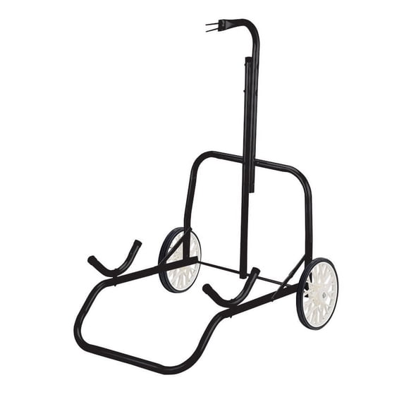 Bear Archery Durable, Powder-Coated Wheeled Black Target Stand for Use with 35" and 48" Targets