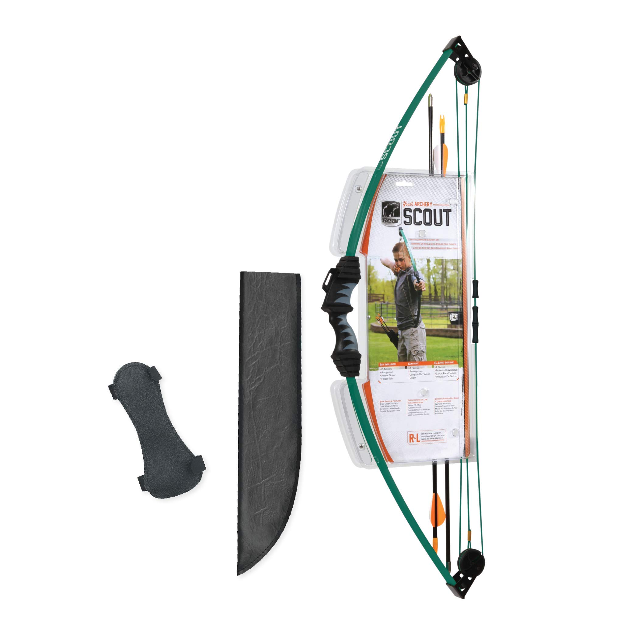 Bear Archery Scout Youth Bow Set � Hunter Green - image 1 of 7