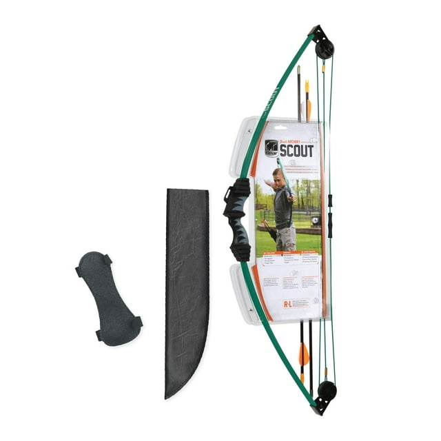 Bear Archery Scout Youth Bow Set � Hunter Green
