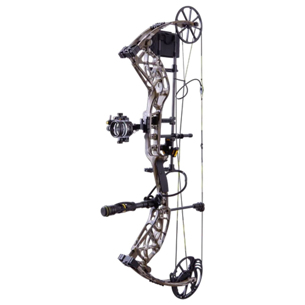 Bear Archery The Hunting Public Adapt2+ RTH RH60 Compound Bow, Mossy Oak Bottomland, 320 FPS, 24-31" Draw, 45-60 lbs, KillerWave Dampeners (AV57A120B6R)
