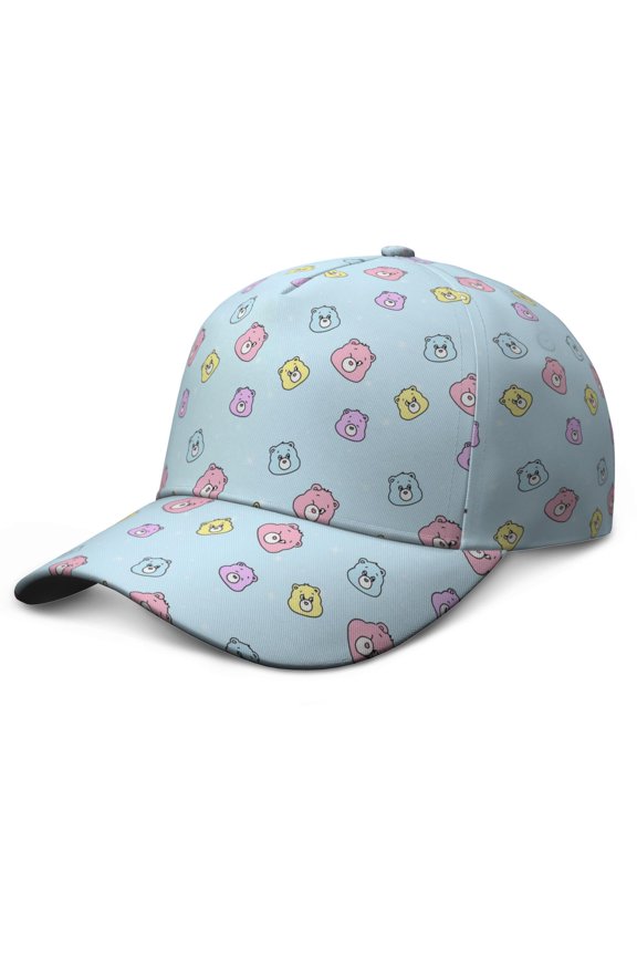 Bear Artistic Pattern Dad Cap - Adjustable Breathable Sports Hat for Hiking & Running