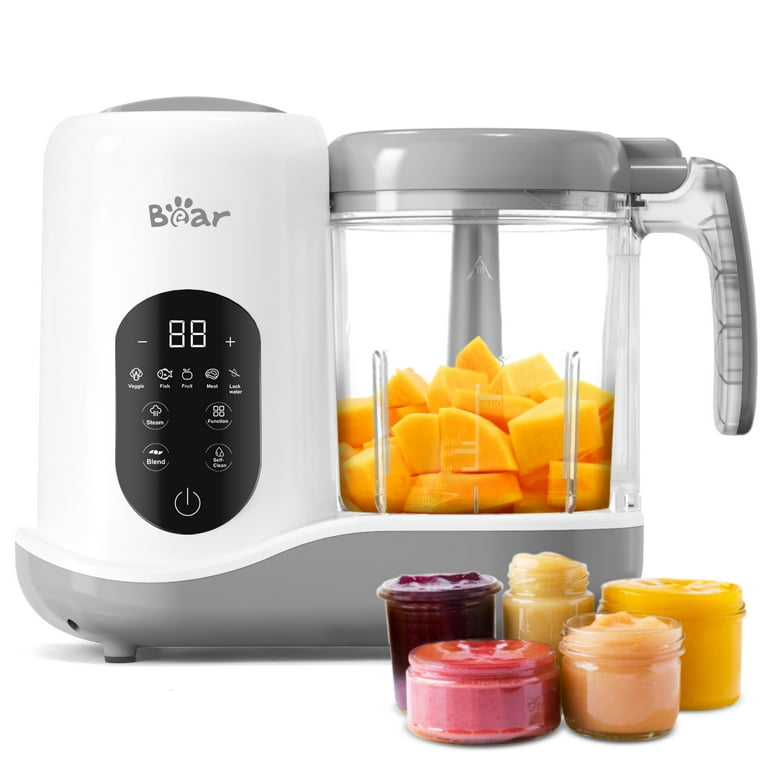 Baby food top processor and steamer