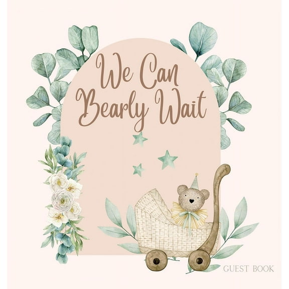 Bear Baby Shower Guest Book (hardback), (Hardcover)